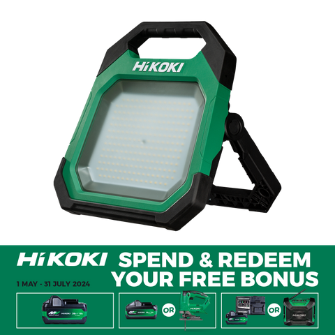 HiKOKI Cordless LED Worksite Light IP65 10000lm 18v - Bare Tool