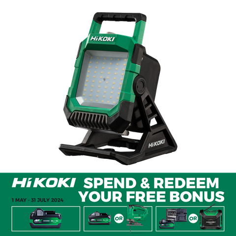 HiKOKI Cordless LED Worksite Light IP65 4000lm 18v - Bare Tool
