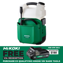 HiKOKI Cordless High Pressure Washer Brushless 18v - Bare Tool