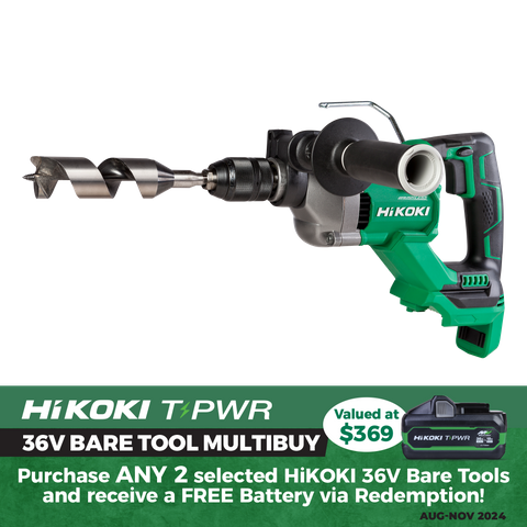 HiKOKI Cordless Drill Heavy Duty Brushless 13mm 36V - Bare Tool