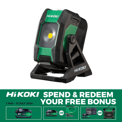 HiKOKI Cordless LED Worksite Light IP54 2000lm 18v - Bare Tool