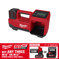 Milwaukee M18 Cordless Inflator 18V - Bare Tool