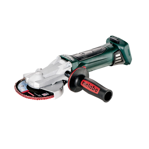 Metabo Cordless Angle Grinder Flat Head Quick Locking Nut 125mm 18v - Bare Tool