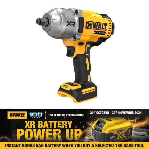 DeWalt Cordless Impact Wrench 1/2in Dr 1355Nm 18V - Bare Tool