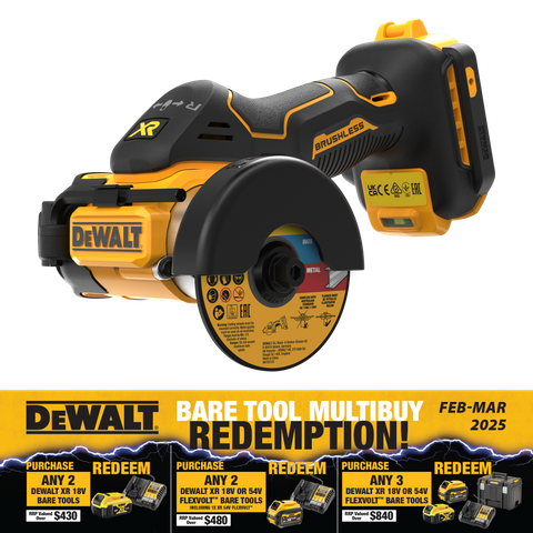 DeWalt Cordless Cut Off Tool 76mm 18V - Bare Tool