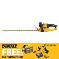 DEWALT FLEXVOLT Cordless Hedge Trimmer Brushless 650mm 54V - Bare Tool PLAIN BOX