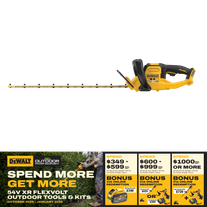 DeWalt Cordless Hedge Trimmer Brushless 650mm 54V - Bare Tool