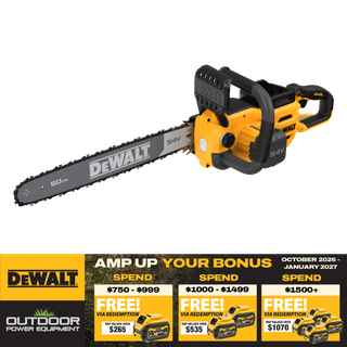 DEWALT FLEXVOLT Cordless Chainsaw Brushless 50cm/20in 54V - Bare Tool