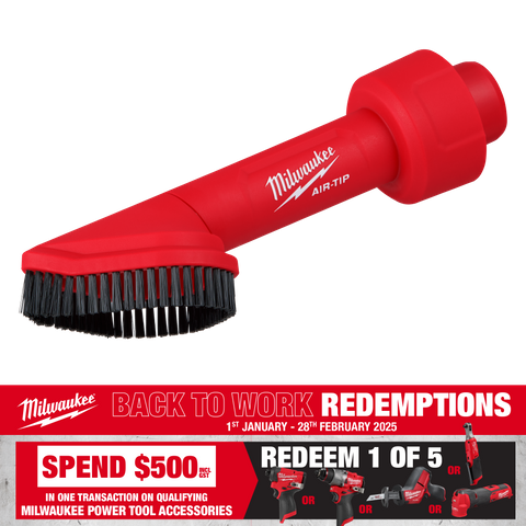 Milwaukee AIR-TIP Rotating Corner Brush