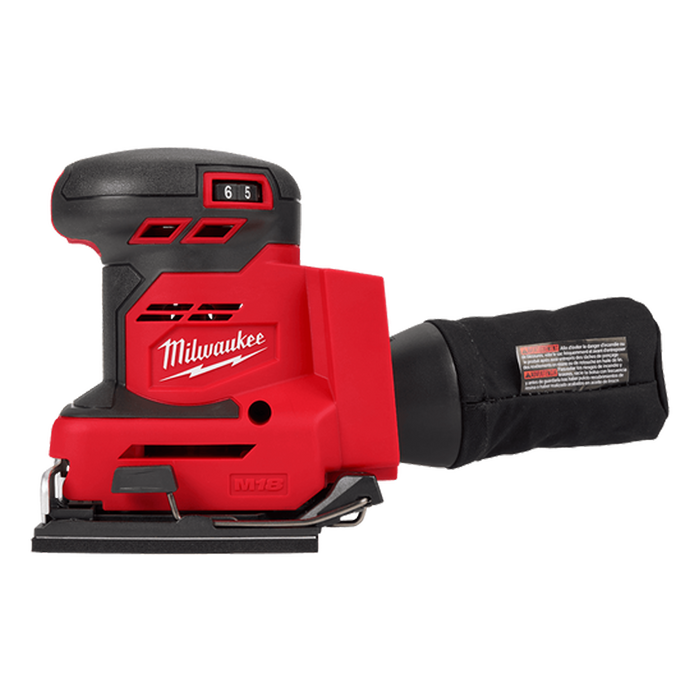 Buy Milwaukee M18 Cordless Sander 1 4 Sheet 18V Bare Tool online in New Zealand The ToolShed