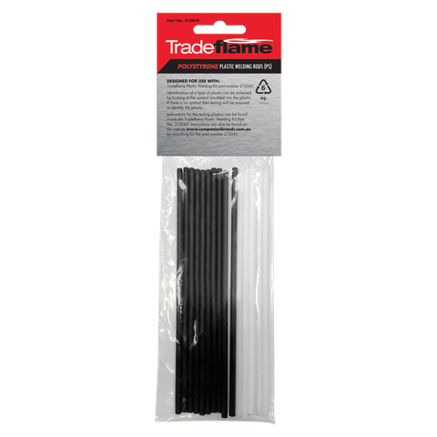 Tradeflame Plastic Welding Rods Polystyrene (PS) 20pk
