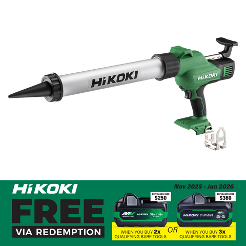 HiKOKI Cordless Caulking Gun 600ml 18V - Bare Tool