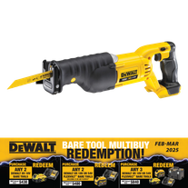 DeWalt Cordless Reciprocating Saw 18v - Bare Tool