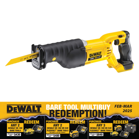 DeWalt Cordless Reciprocating Saw 18v - Bare Tool