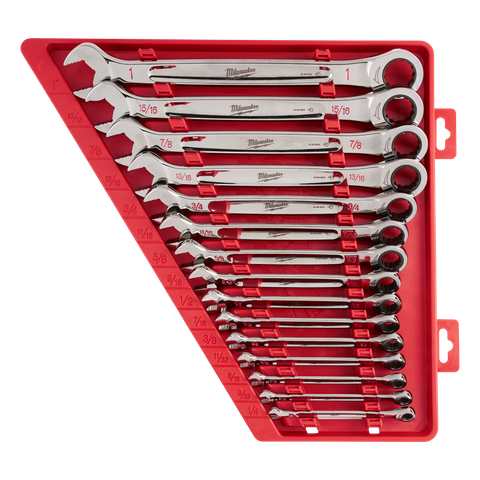 Milwaukee Gear Spanner Set Imperial 15pc