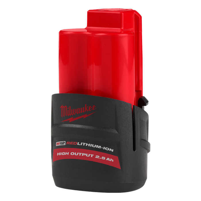 Milwaukee M12 REDLITHIUM High Output Battery 12V 2.5Ah