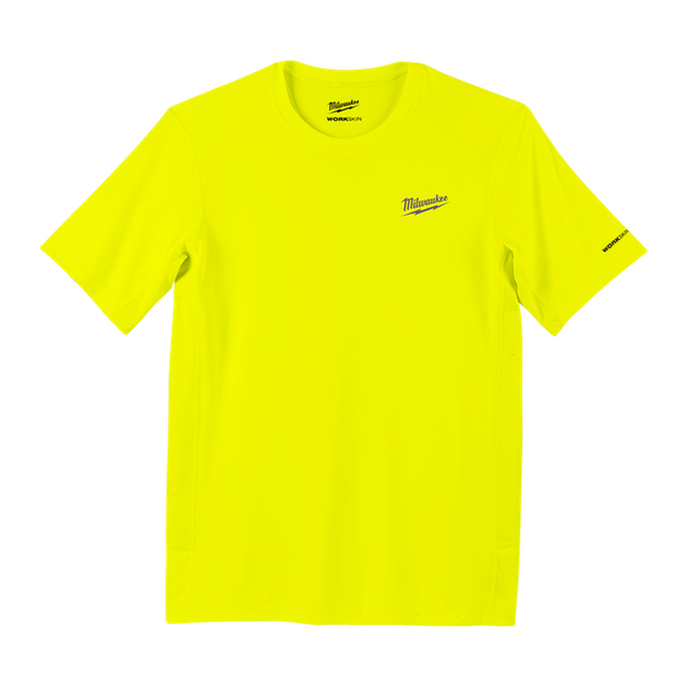 Milwaukee Lightweight Workskin Short Sleeve Fluro Yellow (Small) $10 + $8 Shipping ($0 C&C/ in-Store) @ The ToolShed