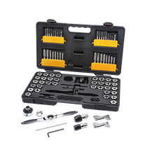 GEARWRENCH Ratcheting Tap and Die Set Metric/SAE 77pc