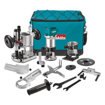 Makita Router Trimmer Kit 710W 6mm with 14 Accessories