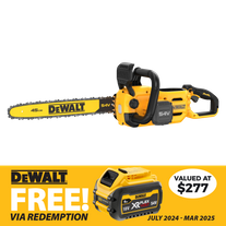 DeWalt Cordless Chainsaw Brushless 45cm/18in 54V - Bare Tool