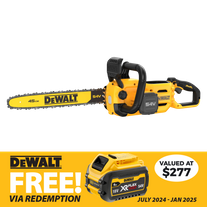 DeWalt Cordless Chainsaw Brushless 18in/45cm 54V - Bare Tool