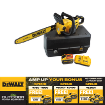DEWALT FLEXVOLT Cordless Chainsaw Brushless 45cm/18in 54V 9Ah with Case
