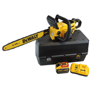 DEWALT FLEXVOLT Cordless Chainsaw Brushless 45cm/18in 54V 9Ah with Case