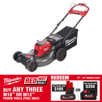 Milwaukee M18 FUEL Cordless Lawn Mower Self Propelled 530mm 2x18V - Bare Tool