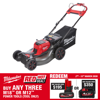 Milwaukee M18 FUEL Cordless Lawn Mower Self Propelled 530mm 2x18V - Bare Tool