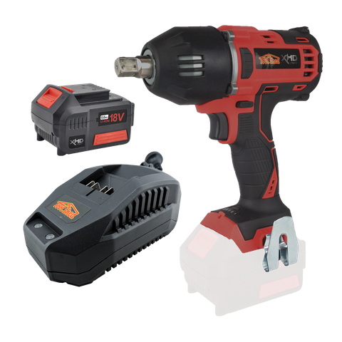 ToolShed XHD Cordless Impact Wrench Brushless 1/2in 400Nm 18V 5Ah