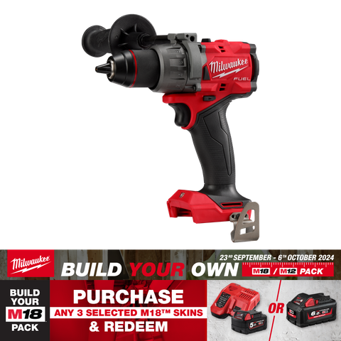 Milwaukee M18 FUEL Cordless Hammer Drill Brushless Gen4 18V - Bare Tool