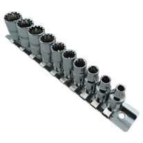 ToolShed Spline Socket Set 1/4in Dr 10pc