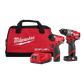 Milwaukee M12 FUEL Cordless Hammer Drill & Impact Driver 2A2 12V 4Ah/2Ah