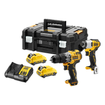 DeWalt Cordless Hammer Drill & Impact Driver Brushless 12V 3Ah