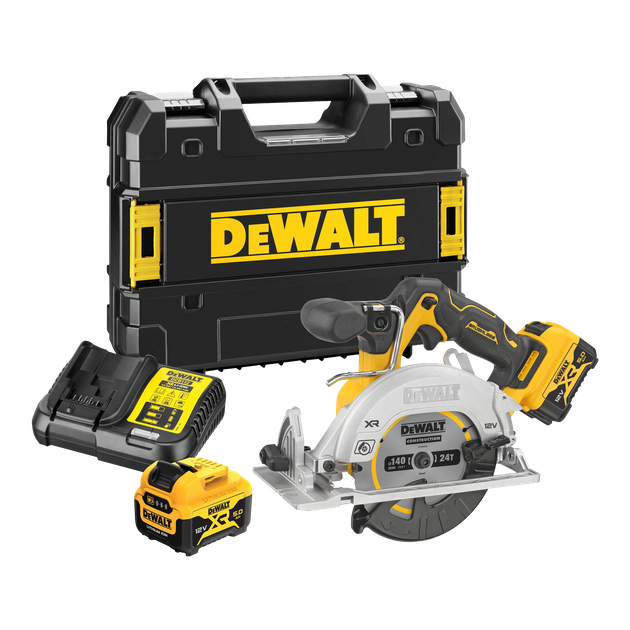 Buy DeWalt Cordless Circular Saw Brushless 140mm 12v 5Ah online in New