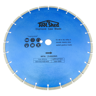 ToolShed Diamond Blade 350mm Segmented Rim