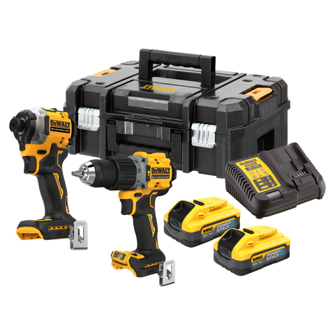 DeWalt Cordless Hammer Drill & Impact Driver Brushless 18v with 5Ah POWERSTACK