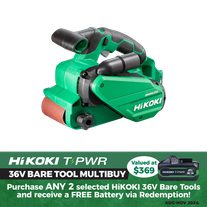 HiKOKI Cordless Belt Sander Brushless 76mm 36V - Bare Tool