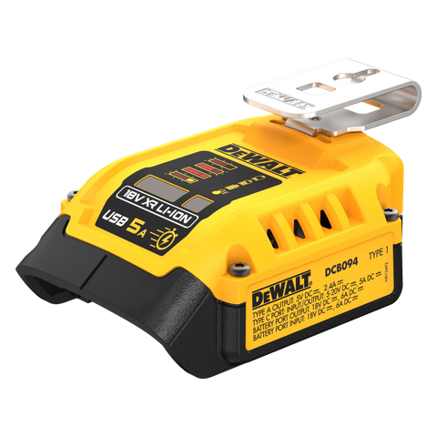 Drill battery usb outlet charger