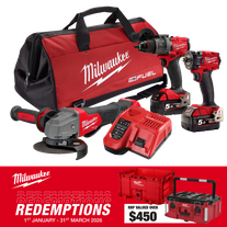 Milwaukee M18 FUEL Cordless Power Pack Brushless 3pc Kit 3B3 18V 5Ah