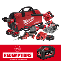 Milwaukee M18 FUEL Cordless Power Pack Brushless 6pc Kit 6A3 18V 5Ah x3