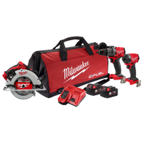 Milwaukee M18 FUEL Cordless Power Pack Brushless 3pc Kit 3D3 18V 5Ah