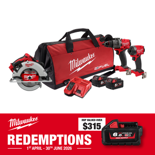 Milwaukee M18 FUEL Cordless Power Pack Brushless 3pc Kit 3D3 18V 5Ah