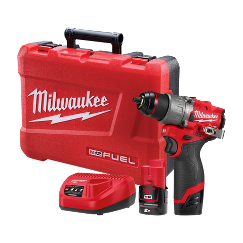 Milwaukee M12 FUEL Cordless Hammer Drill Brushless Gen2 12V 2Ah