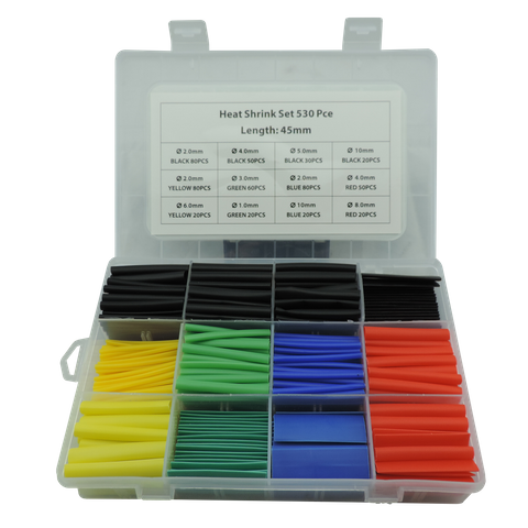 ToolShed Heat Shrink Set 530pc Assorted