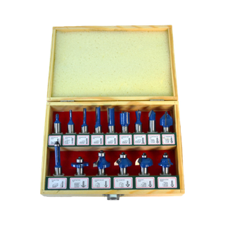 ToolShed Router Bit Set Mixed 1/4in 15pc