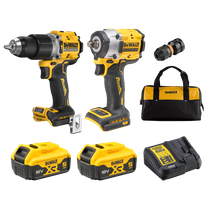 DeWalt Cordless Hammer Drill and Impact Wrench 18v 5Ah