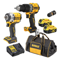 DeWalt Cordless Hammer Drill and Impact Wrench 18v 5Ah