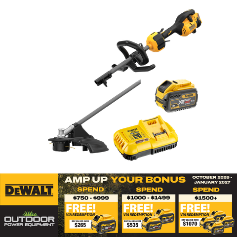 DEWALT Cordless Split Boom Power Head with Line Trimmer Brushless 54v 9Ah