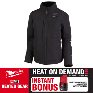 Milwaukee M12 AXIS Womens Heated Jacket Black Small - Skin Only